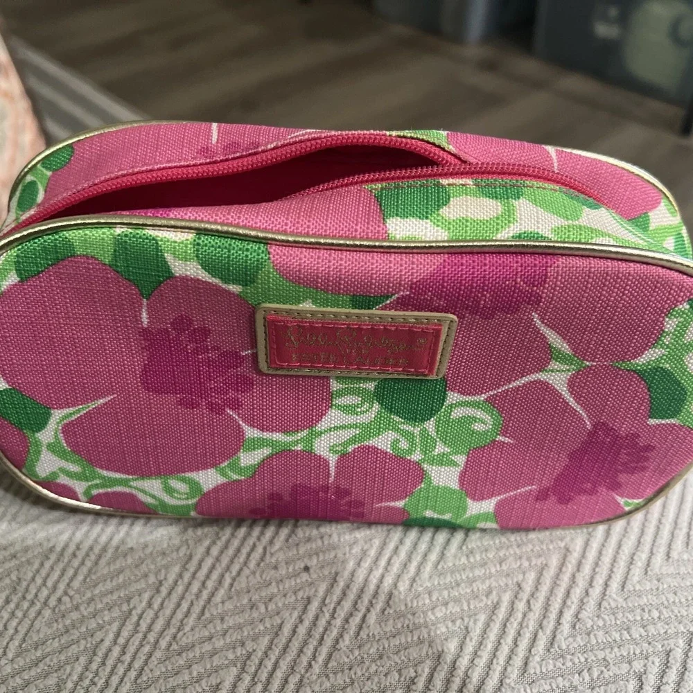 Lilly Pulitzer Cosmetic Travel Bag for Estee Lauder 8.5 x 4.5 x 2.5
